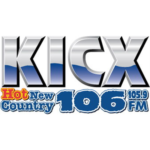 Слушать радио 105.9 фм. Kicx логотип.